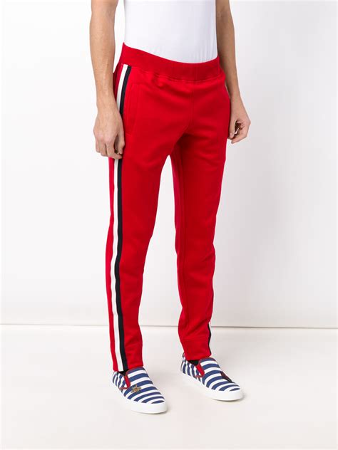 mens gucci inspired track pants